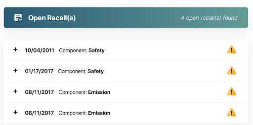 Volkswagen Recall Check
